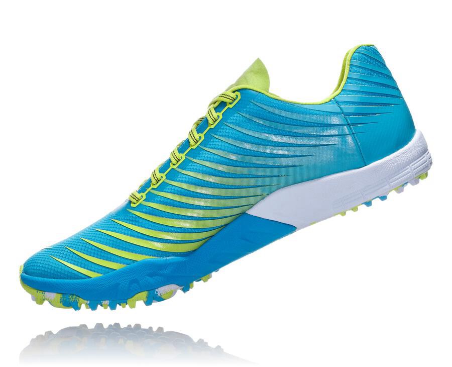 Hoka One One Spikes Panske Modre/Zelene - EVO XC - 16852-DTUE